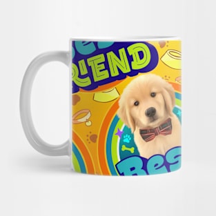 golden retriever puppy v2 Mug